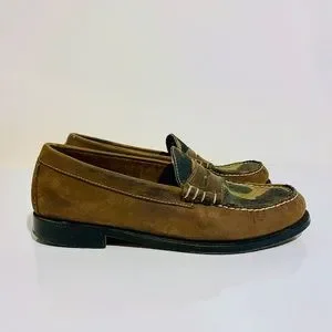 G.H. Bass & Co. | Shoes | Gh Bass Brown Leather Camo Weejuns 
